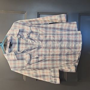 Plaid button down shirt